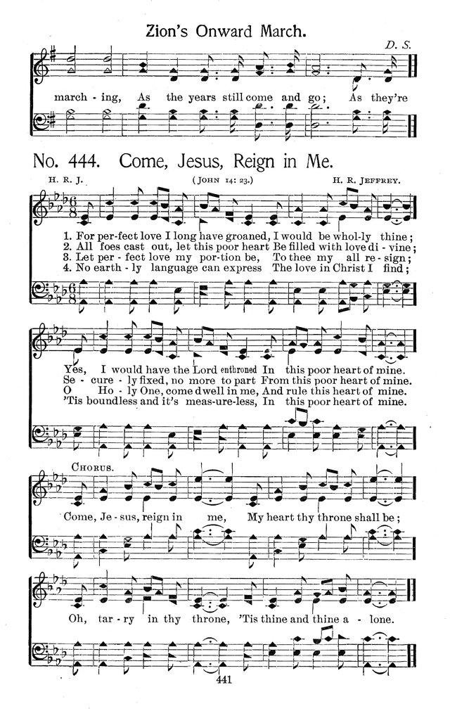 Select Hymns: for Christian worship and general gospel service page 441