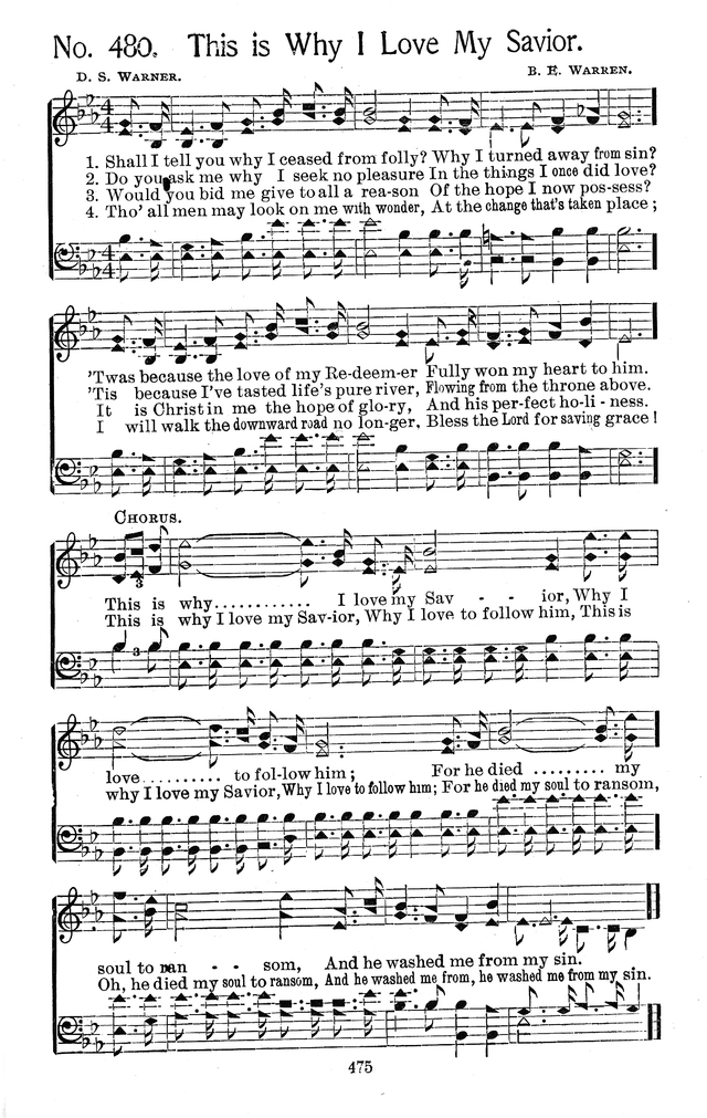 Select Hymns: for Christian worship and general gospel service page 475