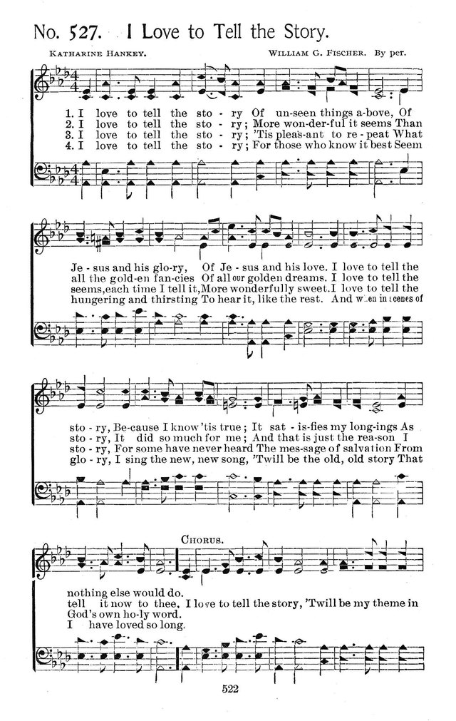Select Hymns: for Christian worship and general gospel service page 522