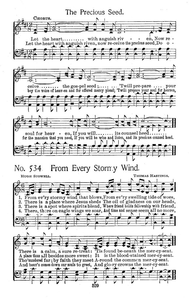 Select Hymns: for Christian worship and general gospel service page 529