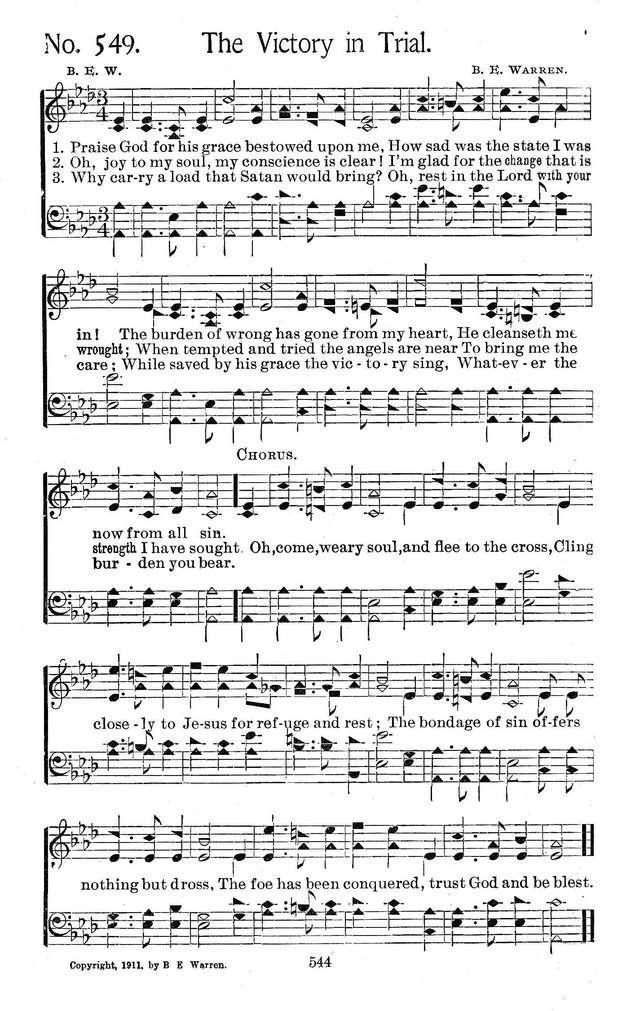 Select Hymns: for Christian worship and general gospel service page 544