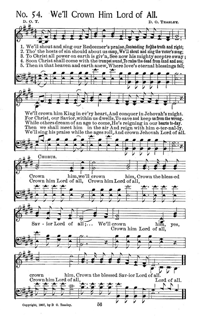 Select Hymns: for Christian worship and general gospel service page 56