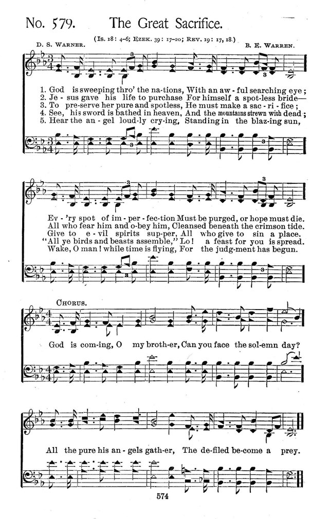 Select Hymns: for Christian worship and general gospel service page 574