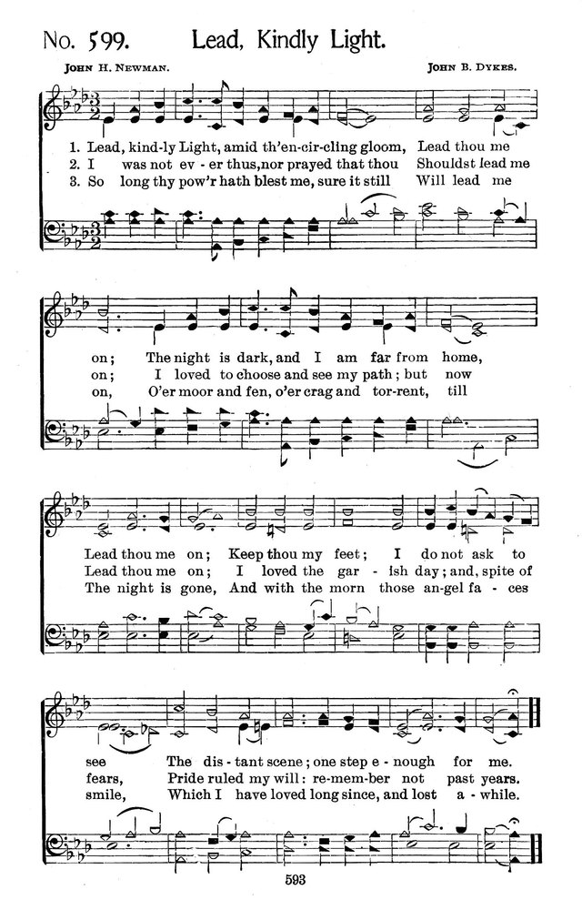Select Hymns: for Christian worship and general gospel service page 593