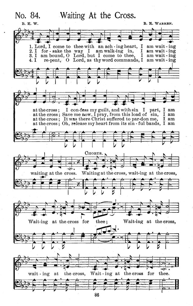 Select Hymns: for Christian worship and general gospel service page 86
