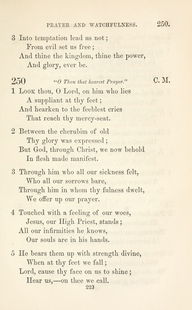 A Selection of Hymns: designed as a supplement to the "psalms and hymns" of the Presbyterian church page 225