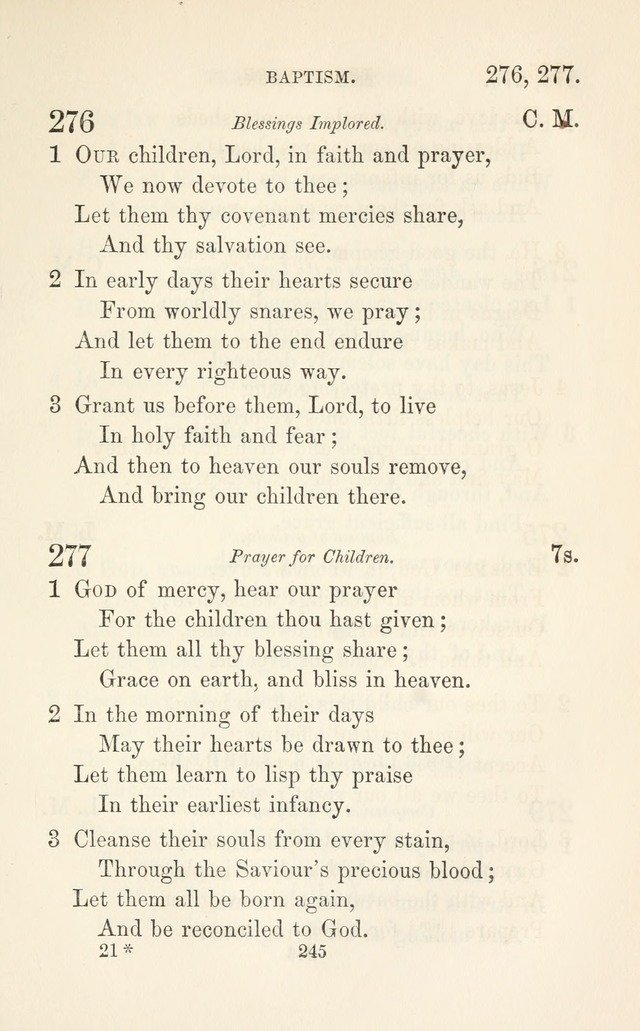 A Selection of Hymns: designed as a supplement to the "psalms and hymns" of the Presbyterian church page 247
