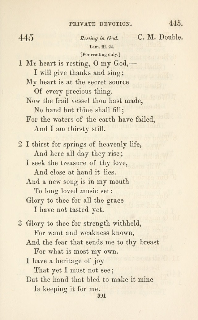 A Selection of Hymns: designed as a supplement to the "psalms and hymns" of the Presbyterian church page 393