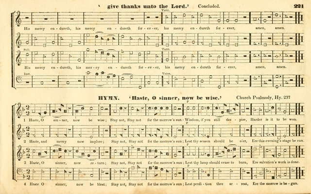 The Sacred Harp or Eclectic Harmony: a collection of church music, consisting of a great variety of psalm and hymn tunes, anthems, sacred songs and chants...(New ed., Rev. and Corr.) page 221