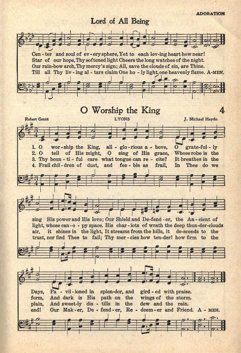 The Service Hymnal: Compiled for general use in all religious services of the Church, School and Home page 10