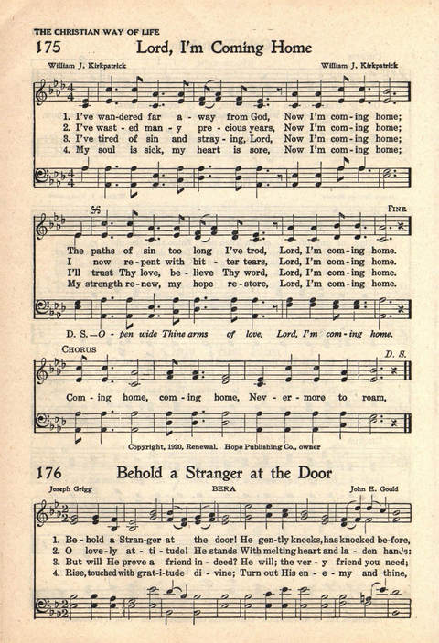 The Service Hymnal: Compiled for general use in all religious services of the Church, School and Home page 149