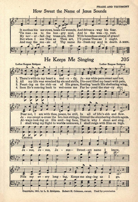 The Service Hymnal: Compiled for general use in all religious services of the Church, School and Home page 174