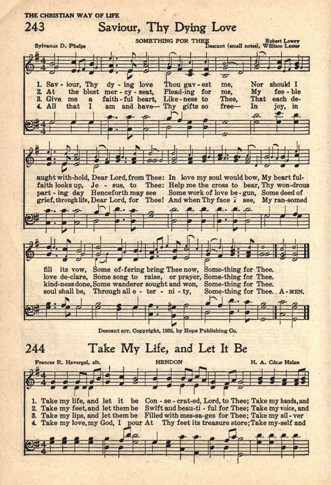 The Service Hymnal: Compiled for general use in all religious services of the Church, School and Home page 209