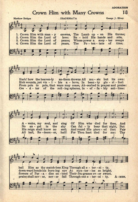 The Service Hymnal: Compiled for general use in all religious services of the Church, School and Home page 22