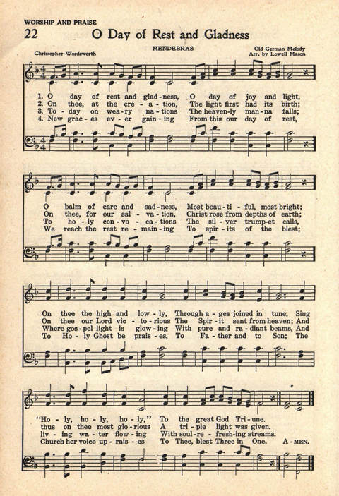 The Service Hymnal: Compiled for general use in all religious services of the Church, School and Home page 25
