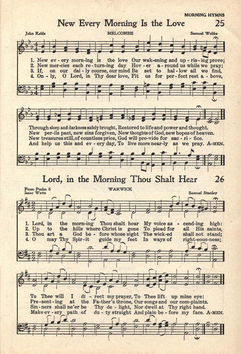The Service Hymnal: Compiled for general use in all religious services of the Church, School and Home page 28