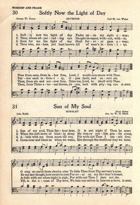 The Service Hymnal: Compiled for general use in all religious services of the Church, School and Home page 31