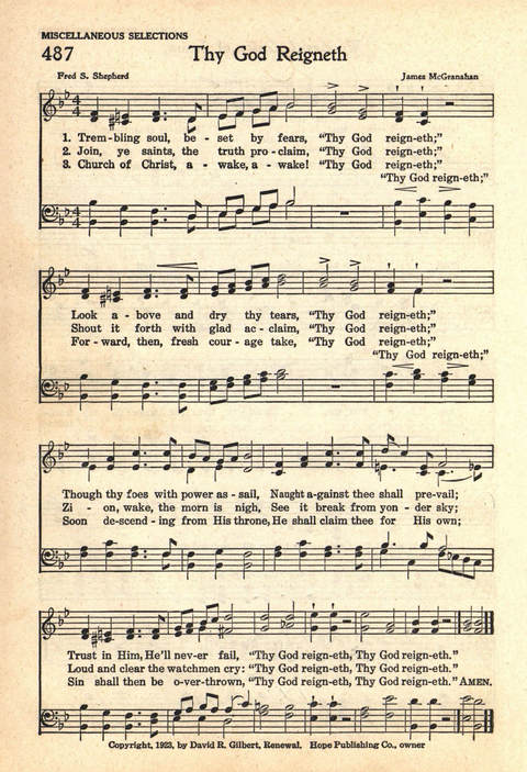 The Service Hymnal: Compiled for general use in all religious services of the Church, School and Home page 417