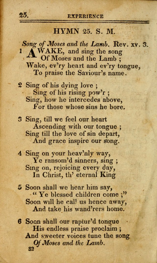 A Selection of Hymns: including a few originals, designed to aid the friends of  Zion in their private and social worship page 32