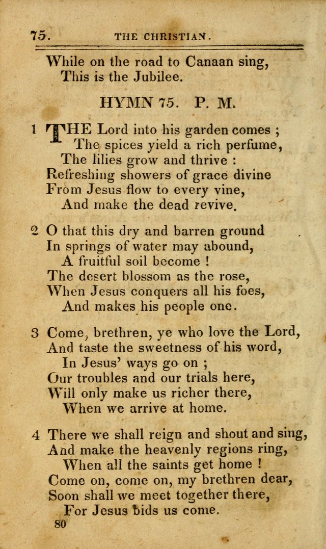 A Selection of Hymns: including a few originals, designed to aid the friends of  Zion in their private and social worship page 80