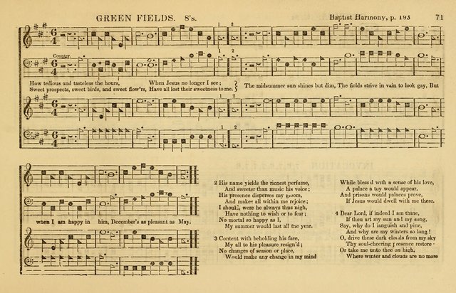 The Southern Harmony, and Musical Companion. New edition, thoroughly revised and much enlarged page 110