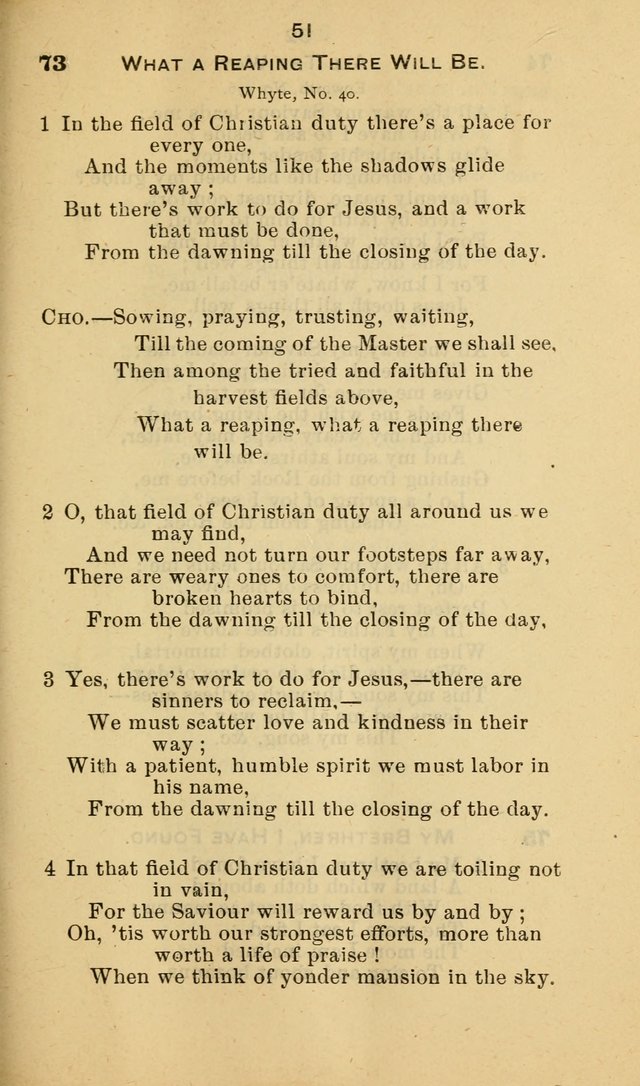 Selection of Hymns, for the use of the first M. E. Church, Cape May City page 52