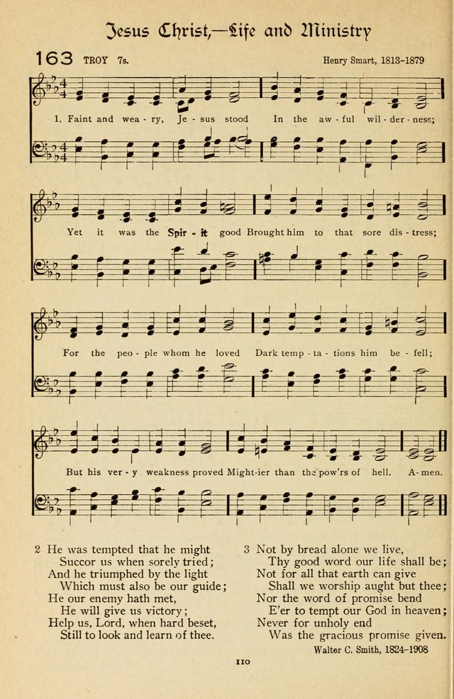 The Sanctuary Hymnal, published by Order of the General Conference of the United Brethren in Christ page 111