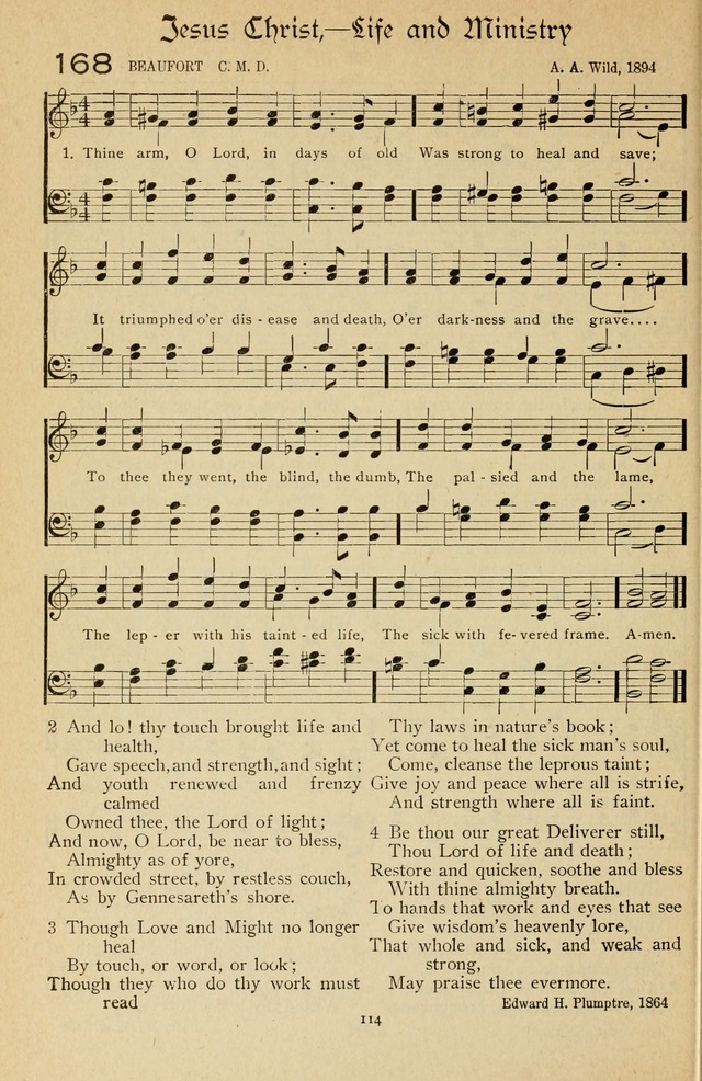 The Sanctuary Hymnal, published by Order of the General Conference of the United Brethren in Christ page 115