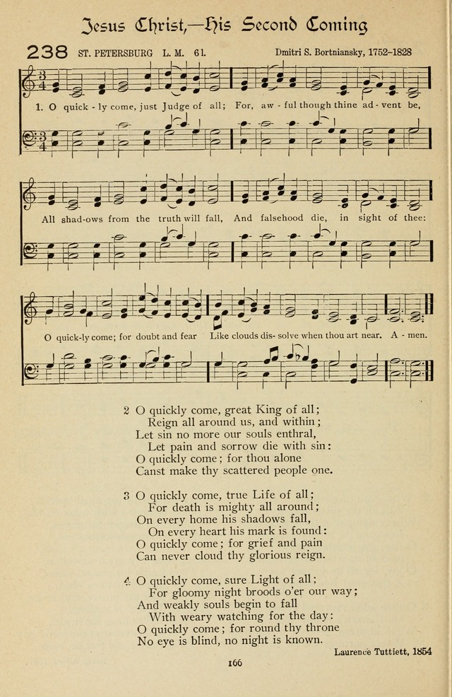 The Sanctuary Hymnal, published by Order of the General Conference of the United Brethren in Christ page 167