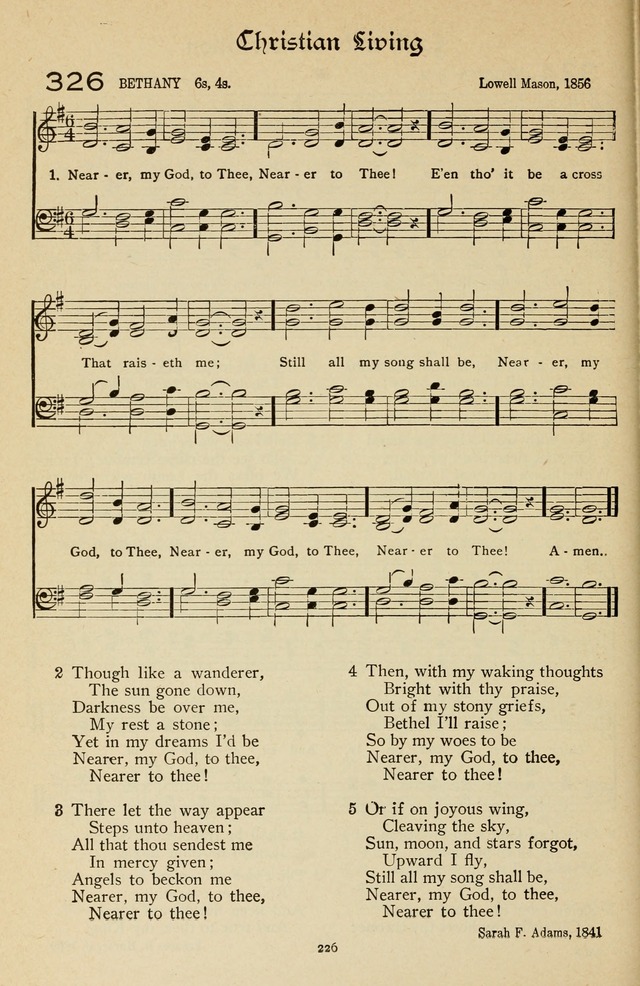 The Sanctuary Hymnal, published by Order of the General Conference of the United Brethren in Christ page 227