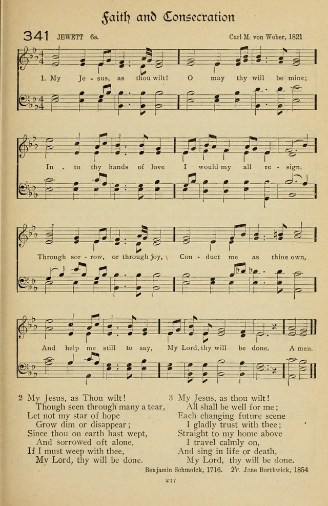 The Sanctuary Hymnal, published by Order of the General Conference of the United Brethren in Christ page 238