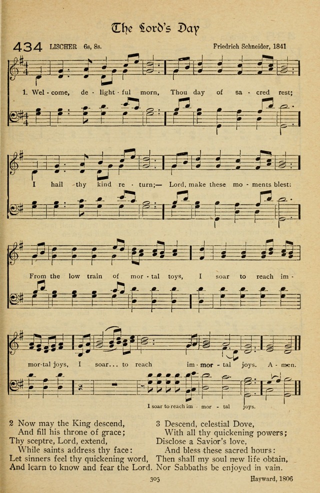The Sanctuary Hymnal, published by Order of the General Conference of the United Brethren in Christ page 304