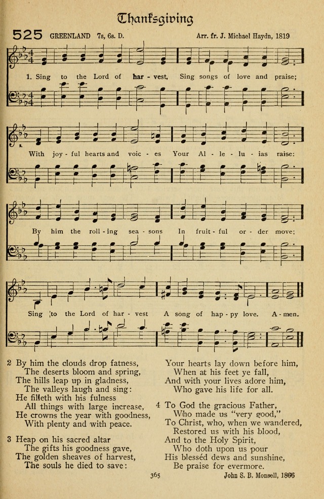The Sanctuary Hymnal, published by Order of the General Conference of the United Brethren in Christ page 366