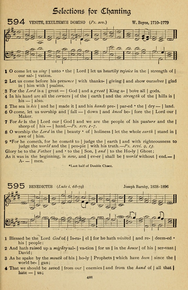 The Sanctuary Hymnal, published by Order of the General Conference of the United Brethren in Christ page 422