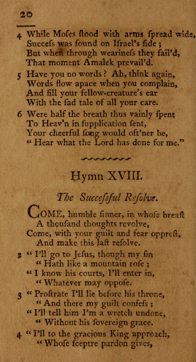 Society hymns, original and selected on evangelical and experimental subjects page 23