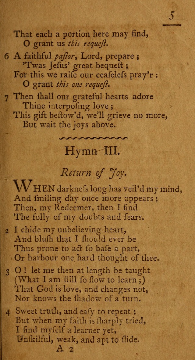 Society hymns, original and selected on evangelical and experimental subjects page 8