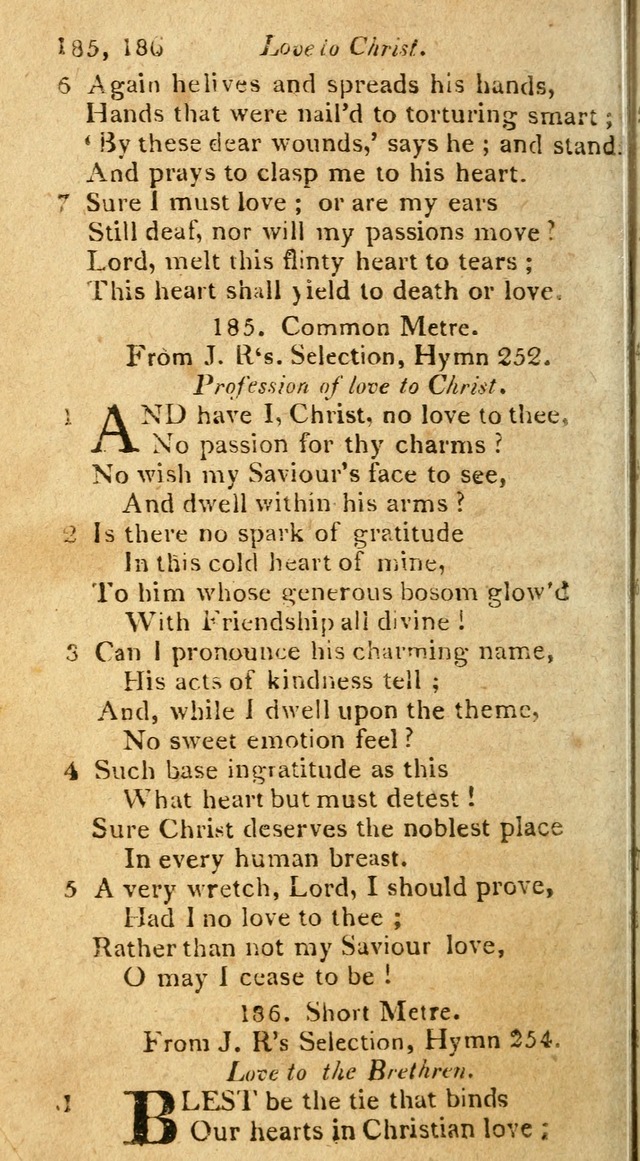 A Selection of Hymns & Psalms: from the most approved authors: principally from Watts & Rippon: together with originals page 176