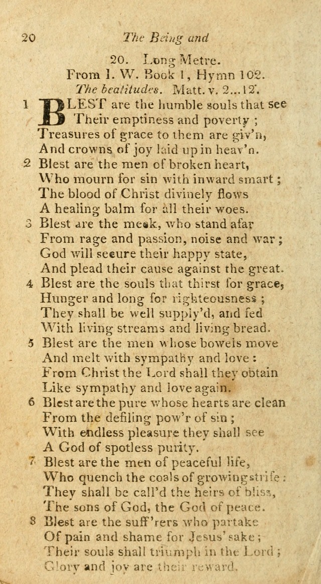 A Selection of Hymns & Psalms: from the most approved authors: principally from Watts & Rippon: together with originals page 38