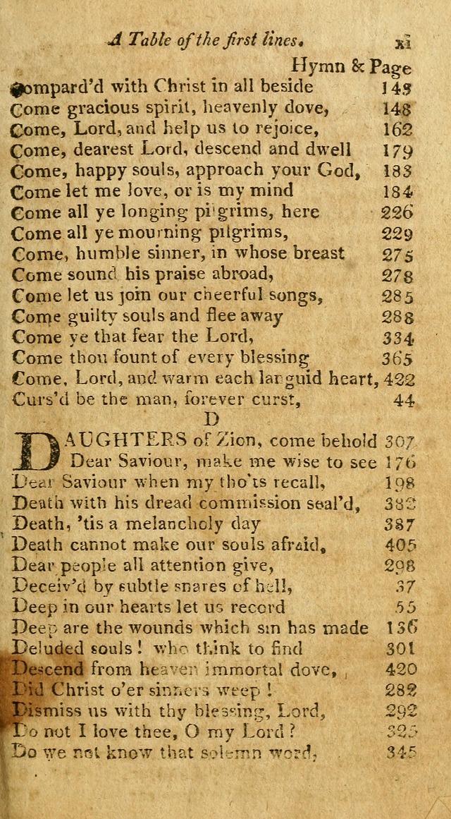 A Selection of Hymns & Psalms: from the most approved authors: principally from Watts & Rippon: together with originals page 7