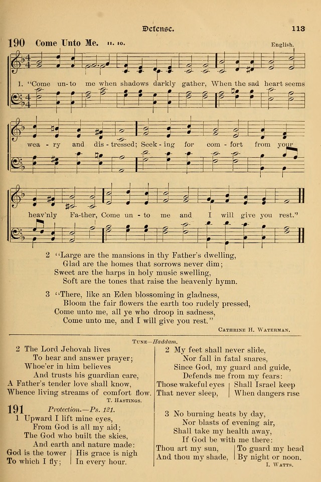 Song-Hymnal of Praise and Joy: a selection of spiritual songs, old and new page 112