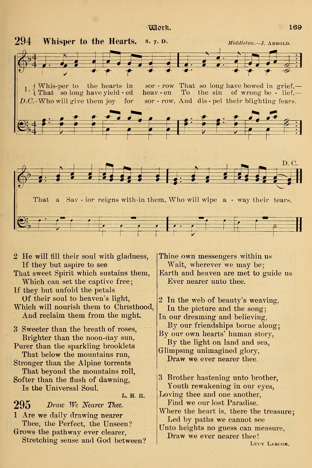 Song-Hymnal of Praise and Joy: a selection of spiritual songs, old and new page 168