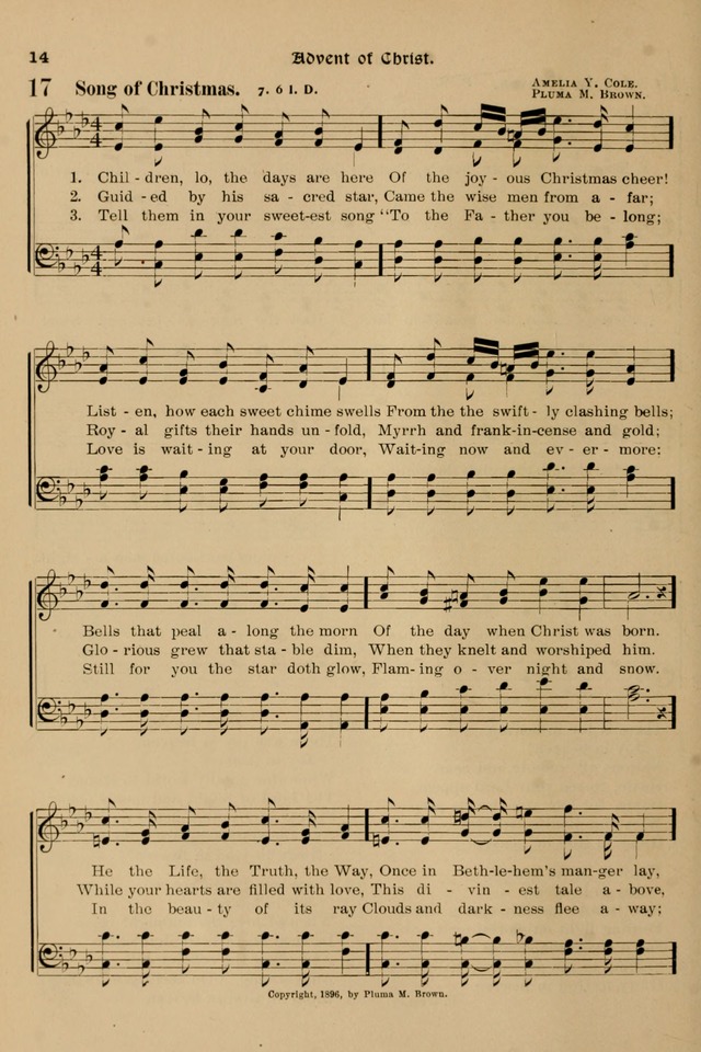 Song-Hymnal of Praise and Joy: a selection of spiritual songs, old and new page 17