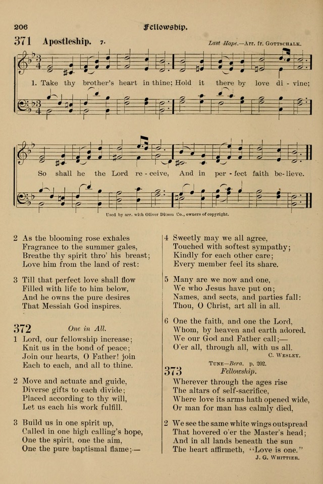 Song-Hymnal of Praise and Joy: a selection of spiritual songs, old and new page 205