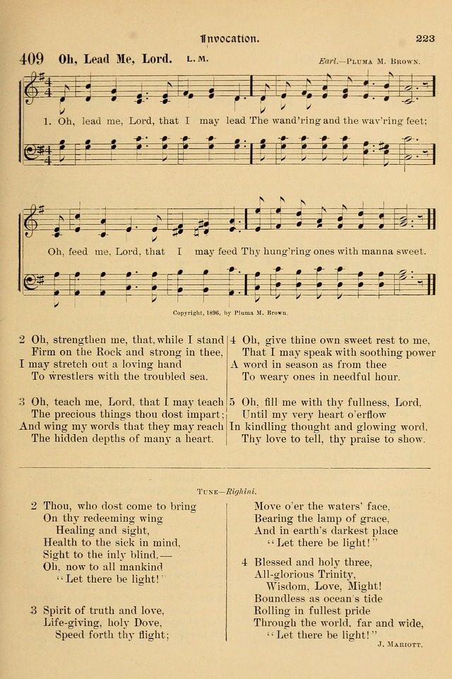 Song-Hymnal of Praise and Joy: a selection of spiritual songs, old and new page 222