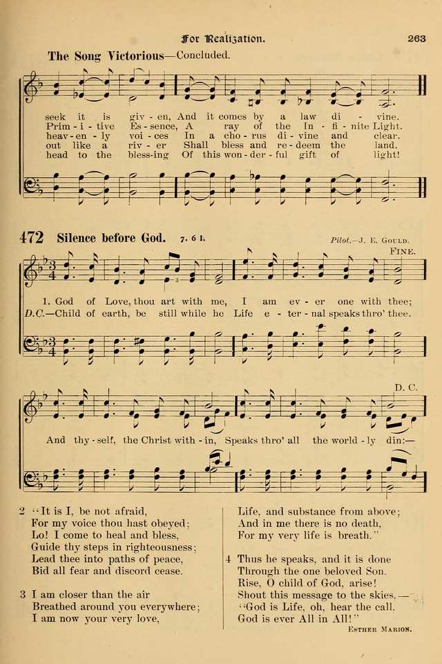 Song-Hymnal of Praise and Joy: a selection of spiritual songs, old and new page 262