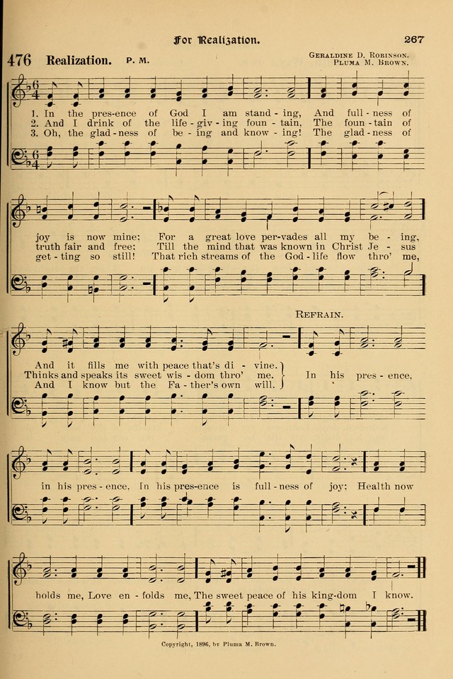 Song-Hymnal of Praise and Joy: a selection of spiritual songs, old and new page 266