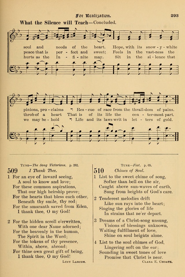 Song-Hymnal of Praise and Joy: a selection of spiritual songs, old and new page 292