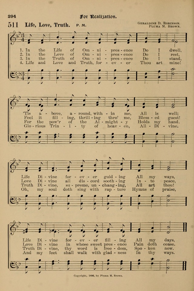 Song-Hymnal of Praise and Joy: a selection of spiritual songs, old and new page 293