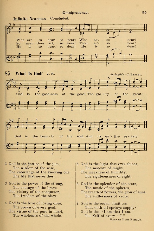 Song-Hymnal of Praise and Joy: a selection of spiritual songs, old and new page 56