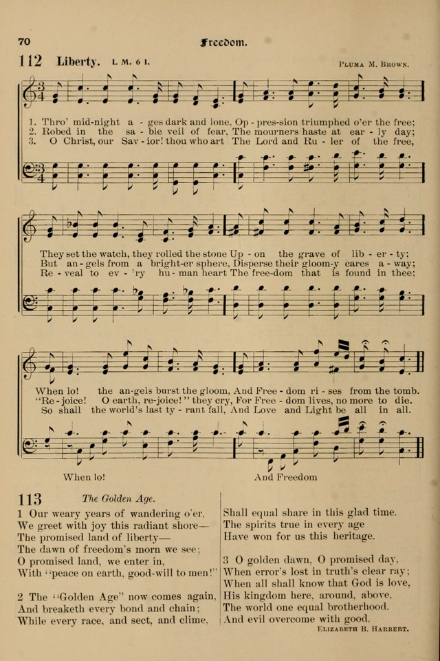 Song-Hymnal of Praise and Joy: a selection of spiritual songs, old and new page 71